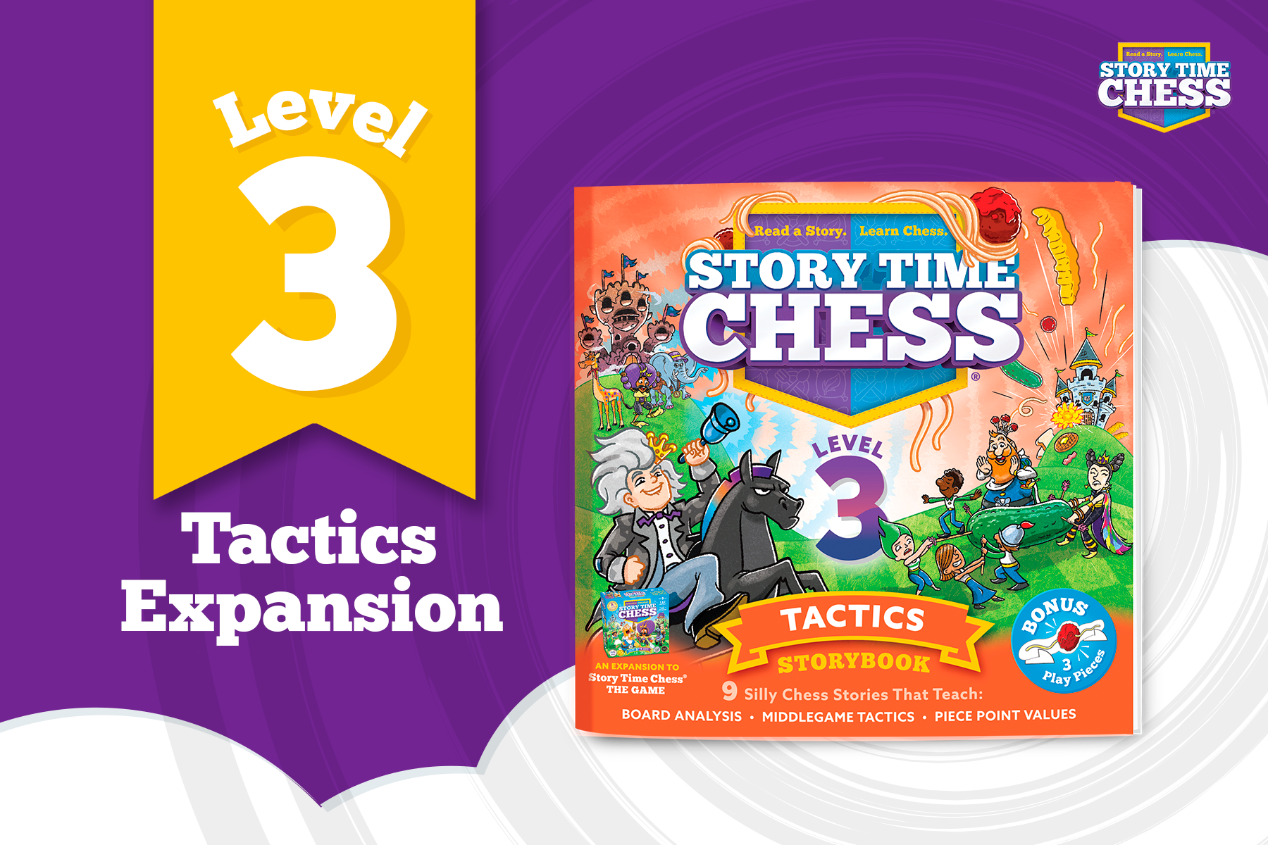 What's inside Story Time Chess: Level 3 - Story Time Chess