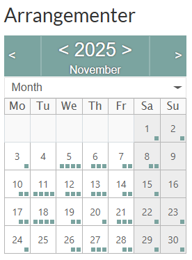Arrangementskalender