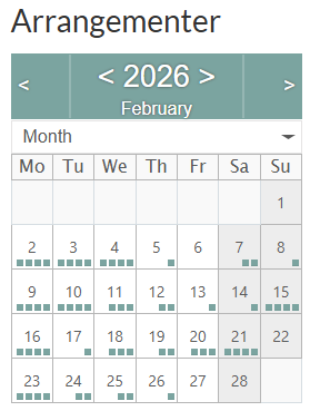 Arrangementskalender