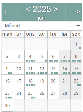 Arrangementskalender