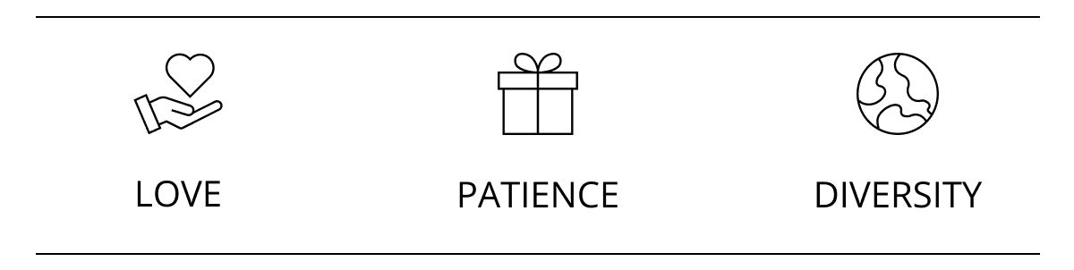 LOVE | PATIENCE | DIVERSITY