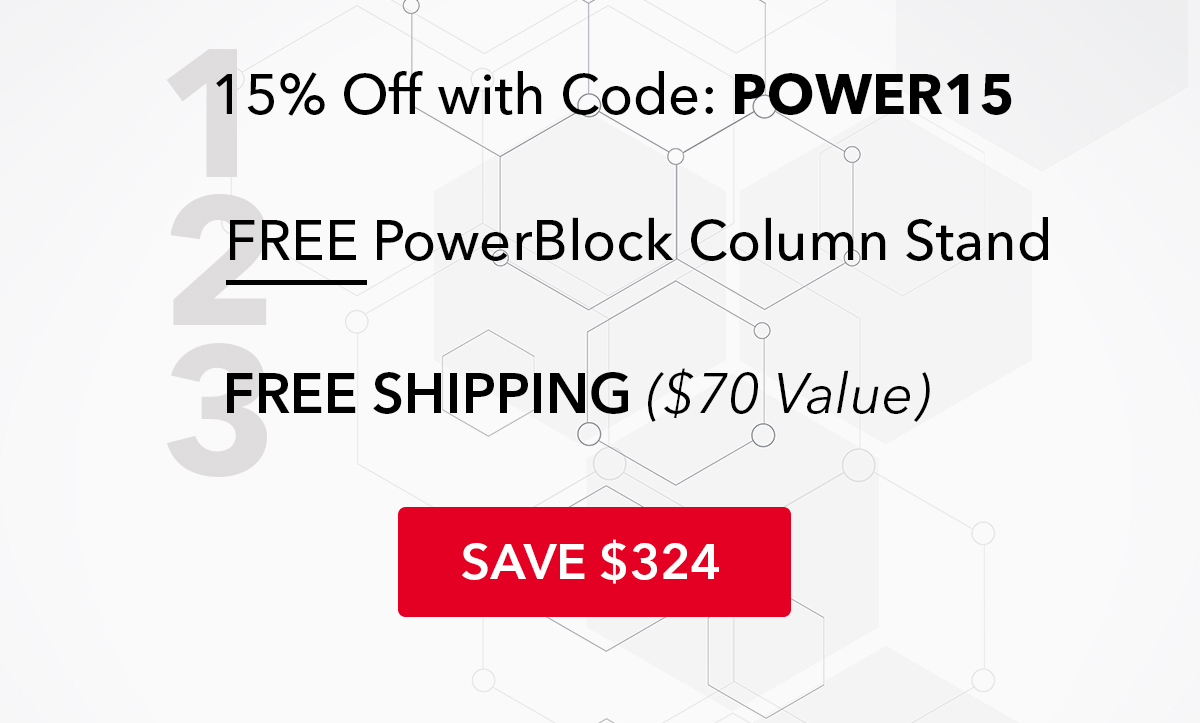 3 Ways to Save on PowerBlock Adjustable Dumbbells Life Fitness