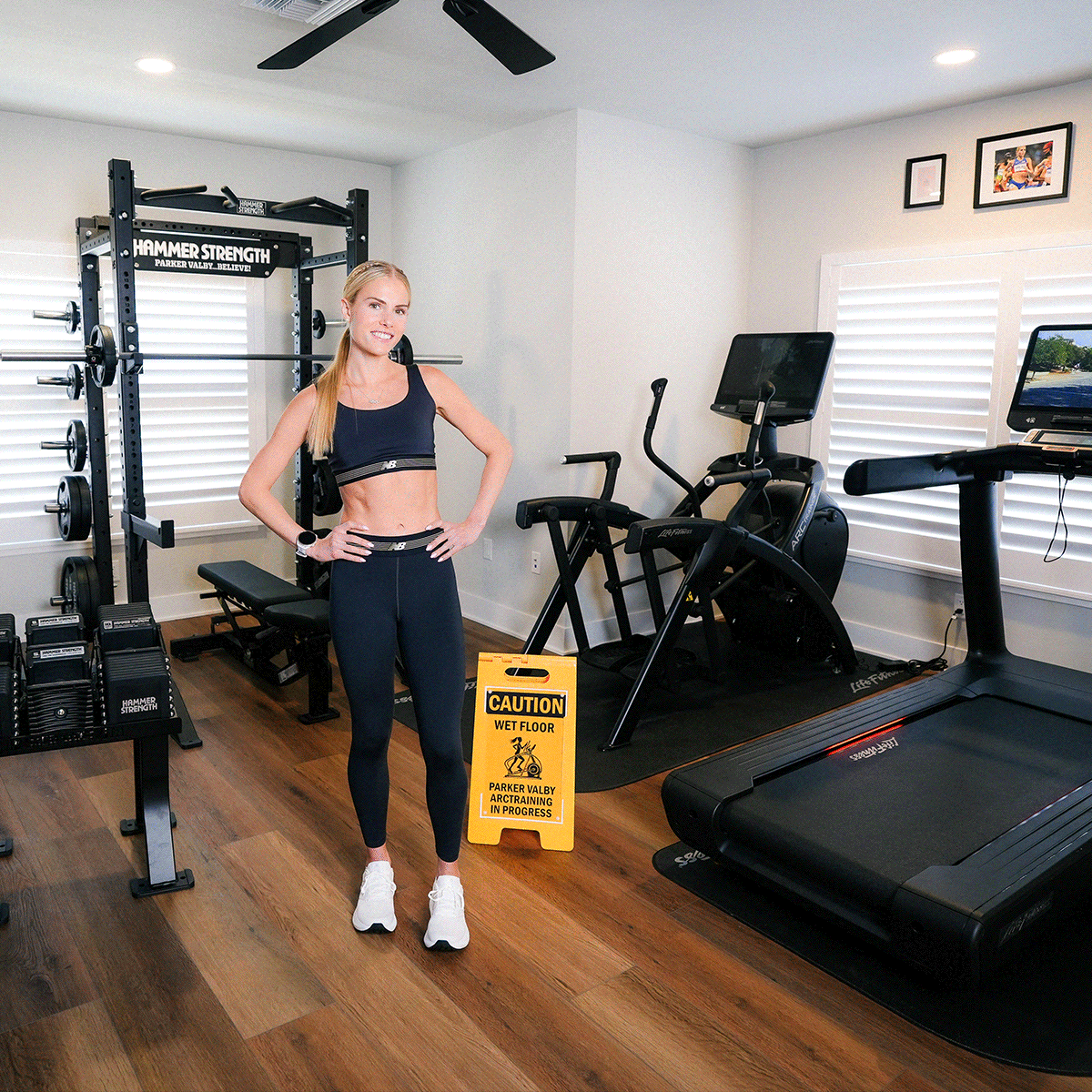 Parker Valby Practicing Smile with Aashi: Inside Parker Valby’s Home Gym 🔥