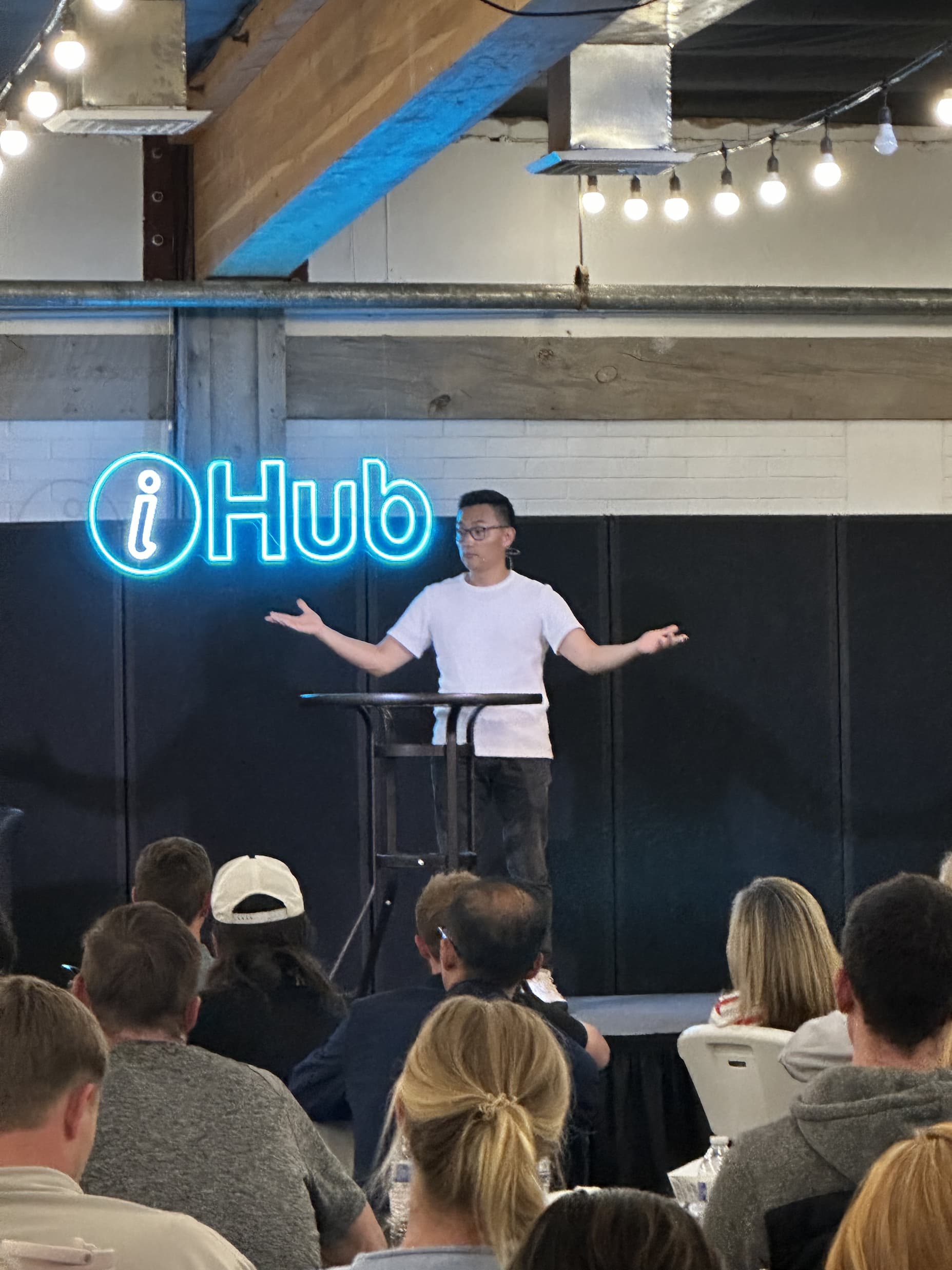 Jake speaking at Victims of Communism