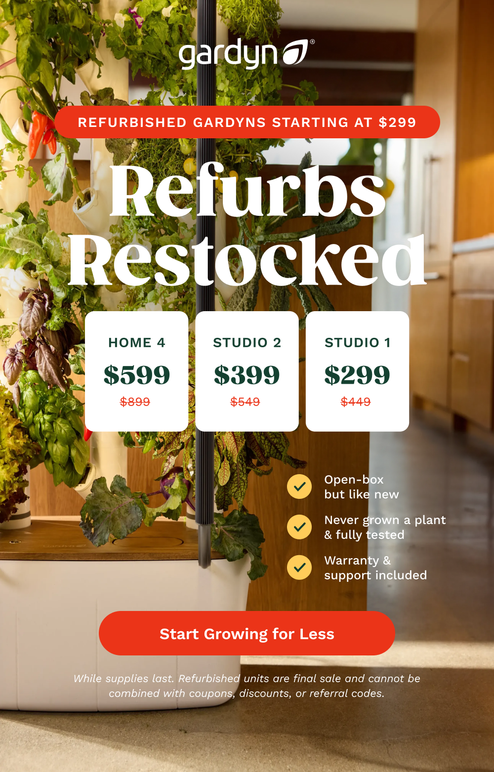 Start Growing for Less