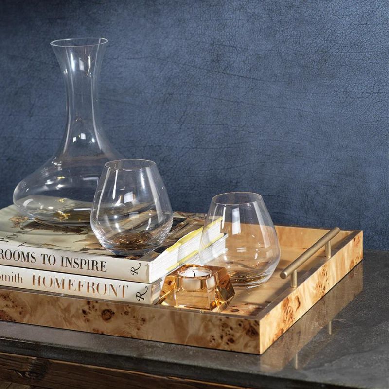Holland Burl Wood Tray