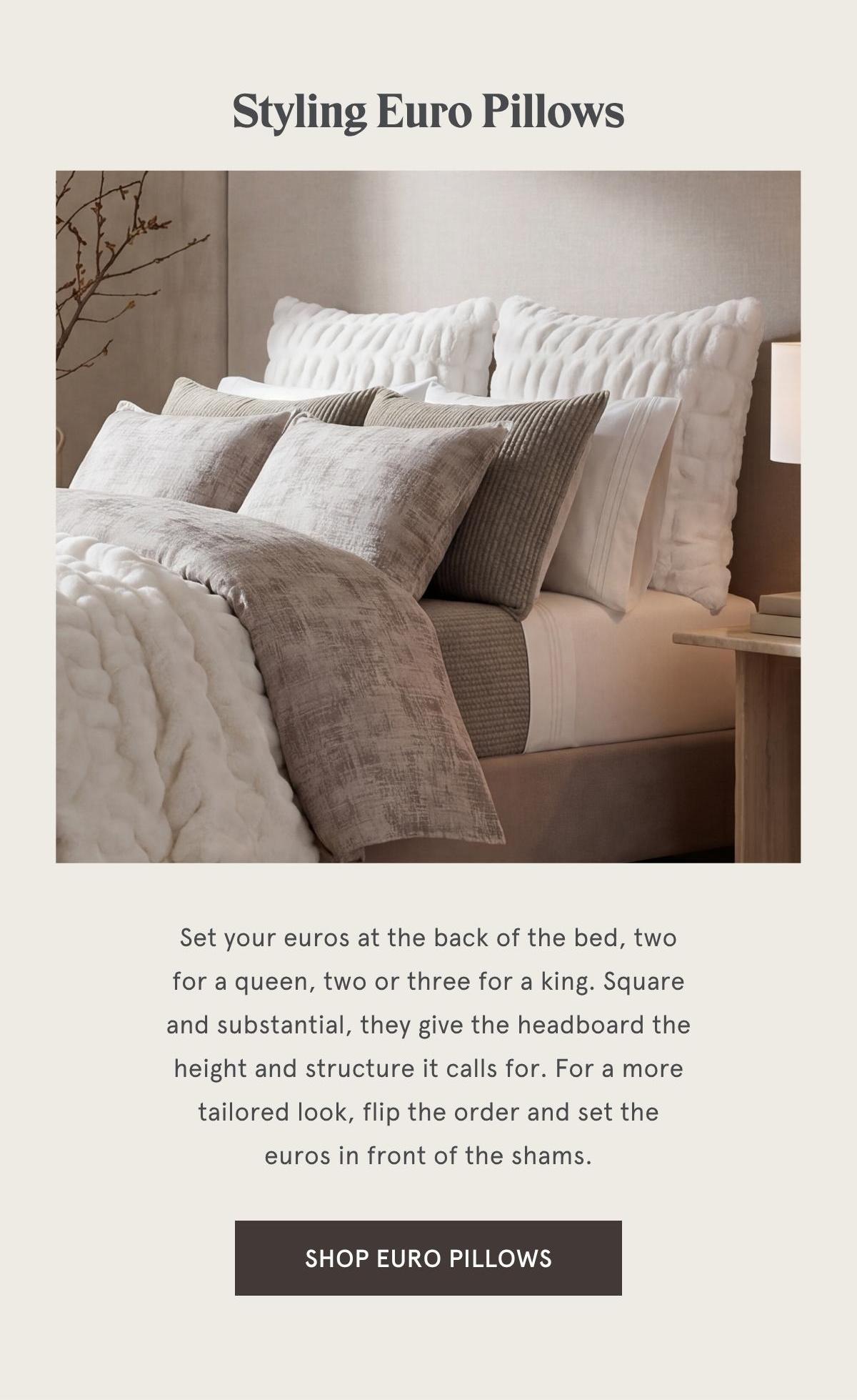Shop Euro Pillows >