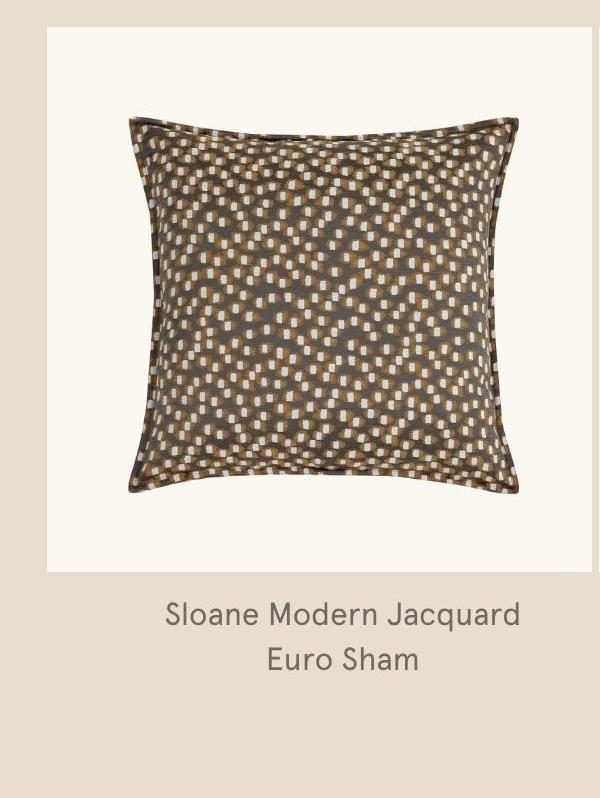 Sloane Modern Jacquard Euro Sham