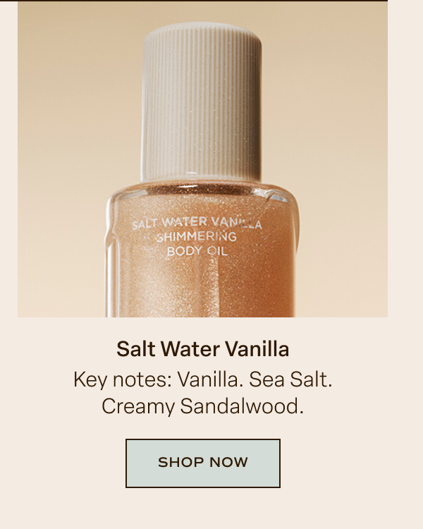 Salt Water Vanilla Shimmering Body Oil