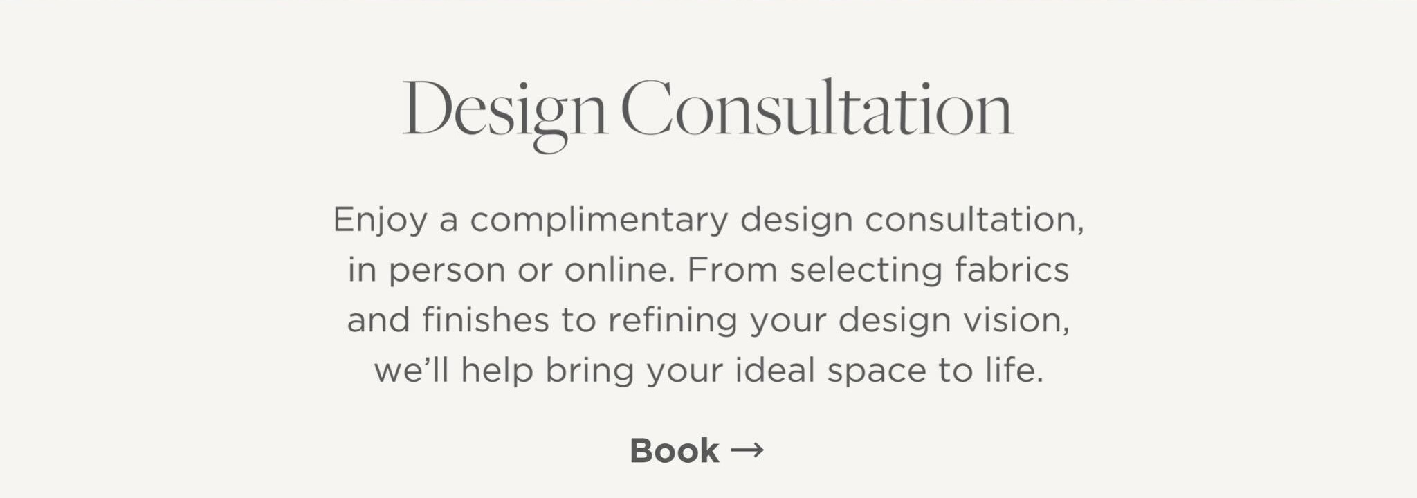 Complimentary Design Consultation