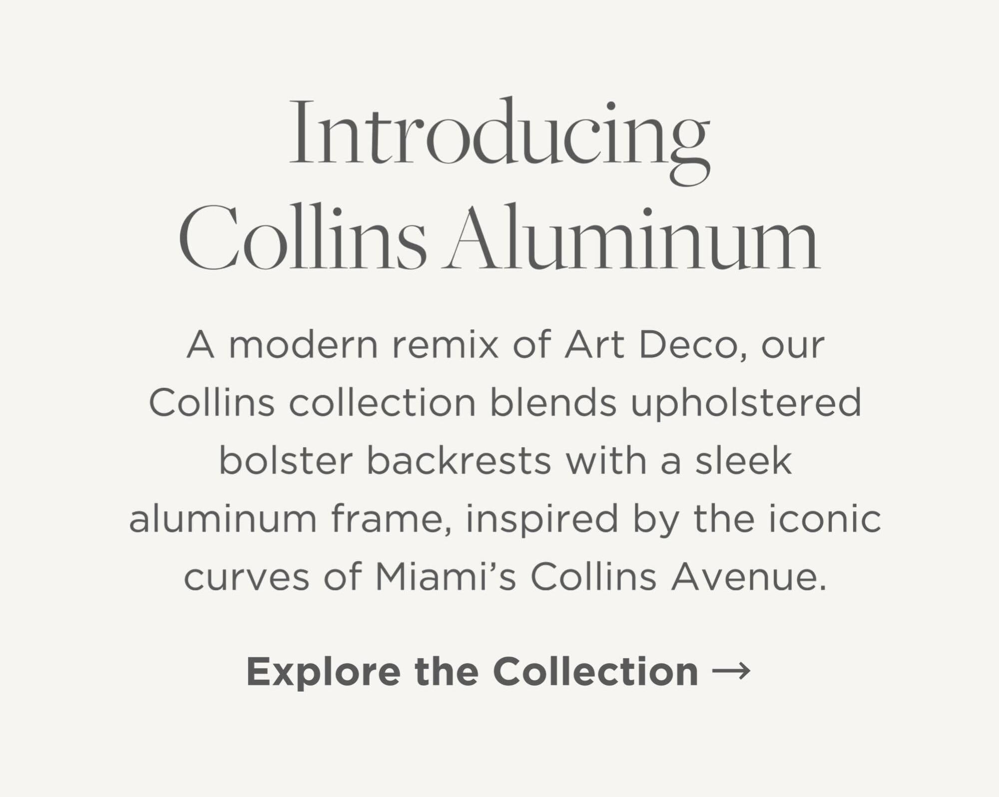 Introducing Collins Aluminum