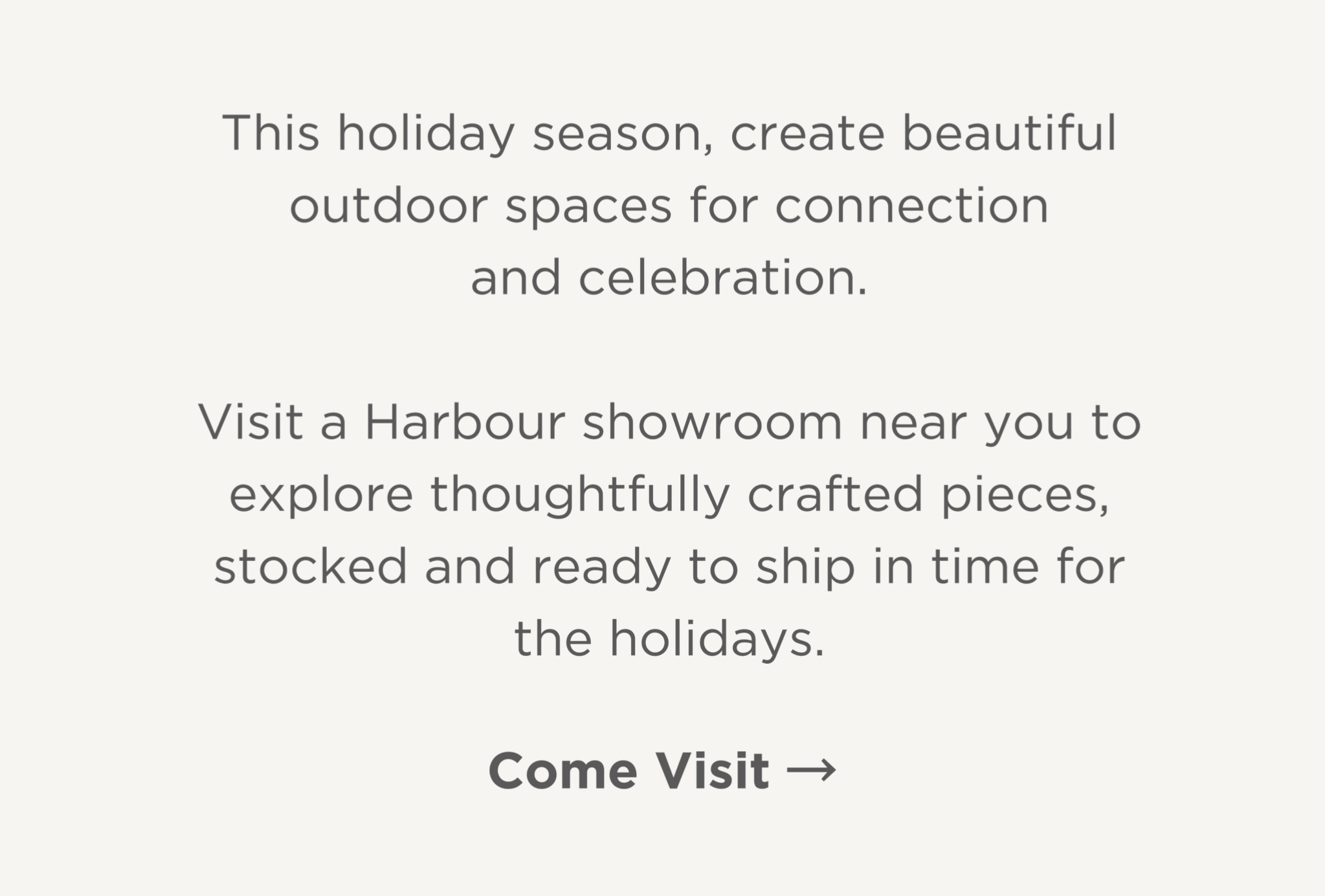 Come Visit a Harbour Showroom Near You