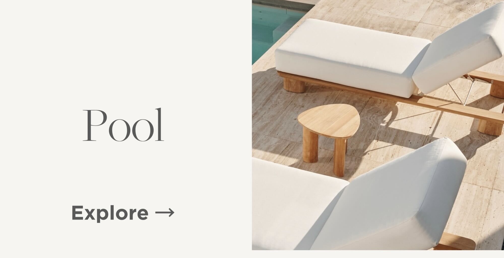 In-Stock Teak Poolside Designs