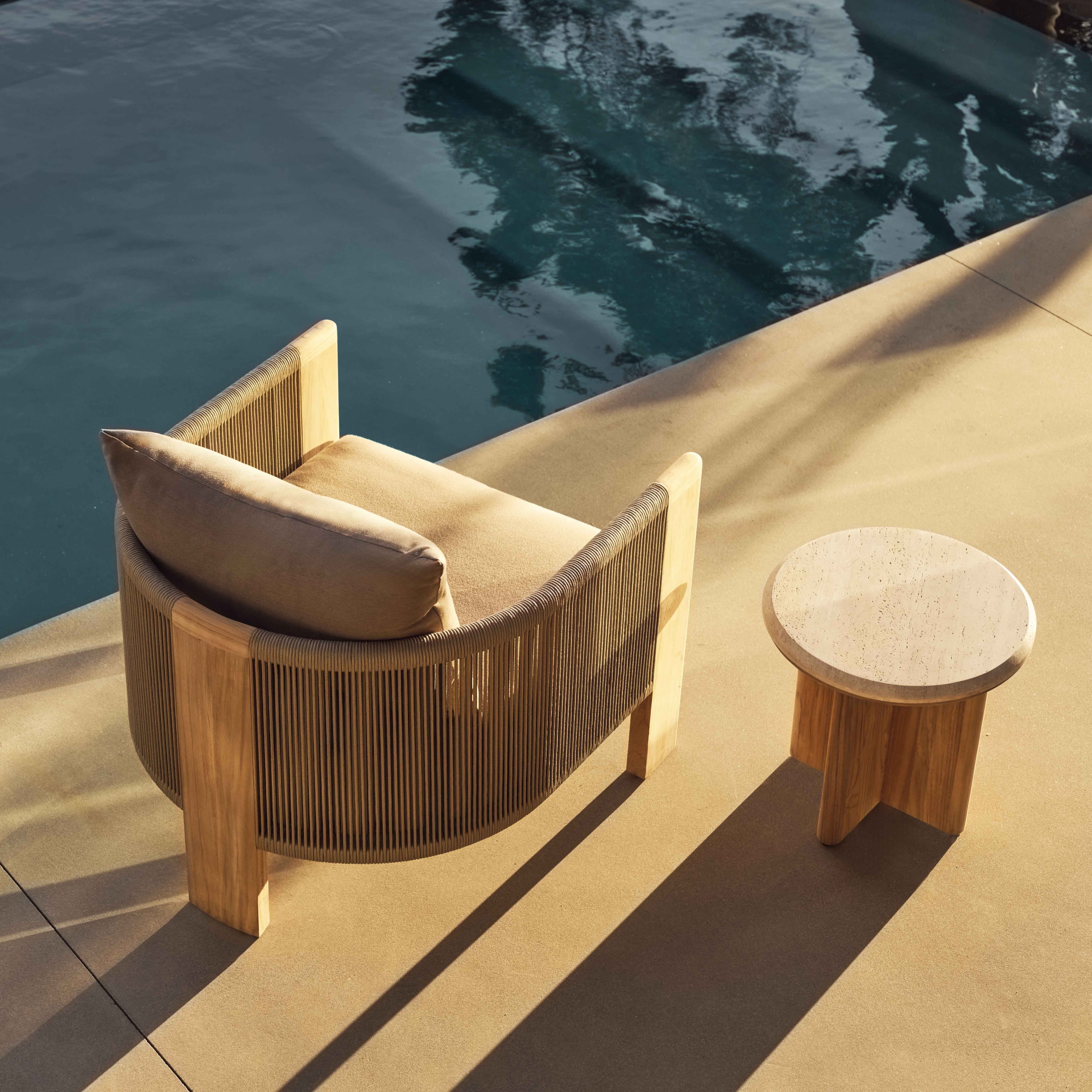 Palm Beach Teak Side Table