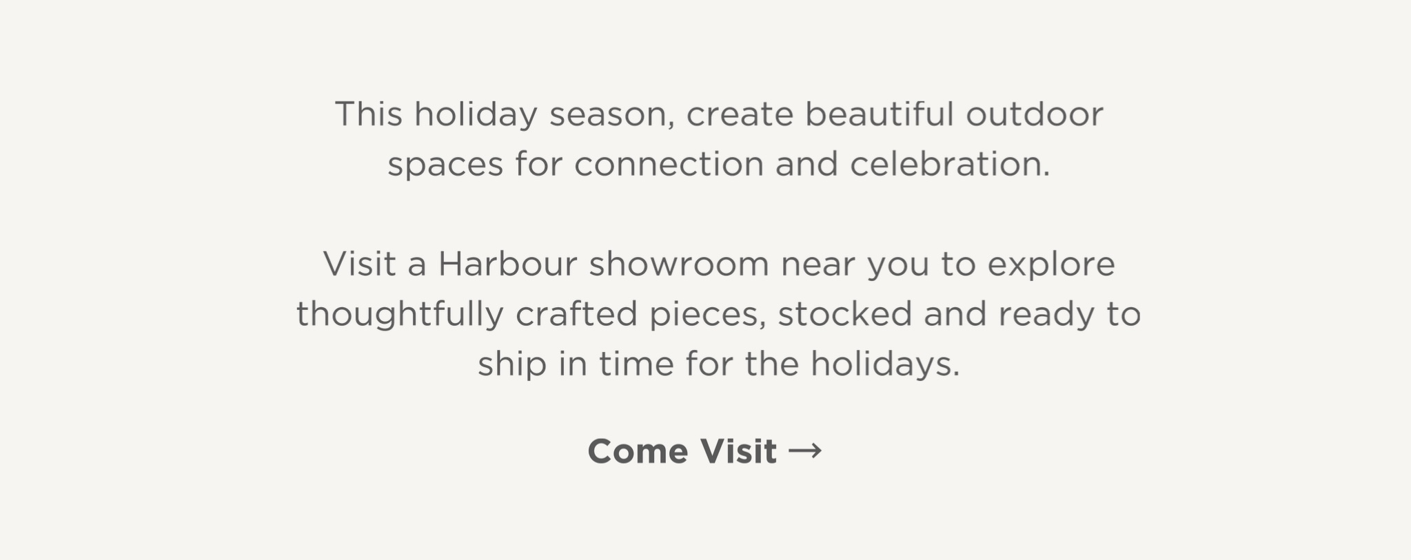 Come Visit a Harbour Showroom Near You