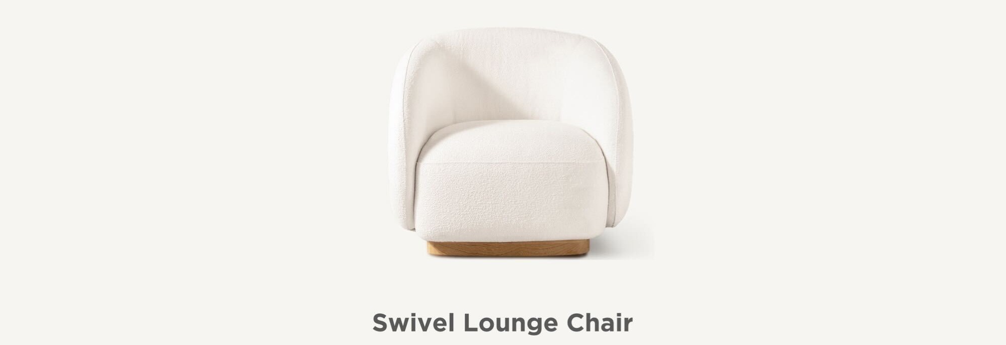 Como Swivel Lounge Chair