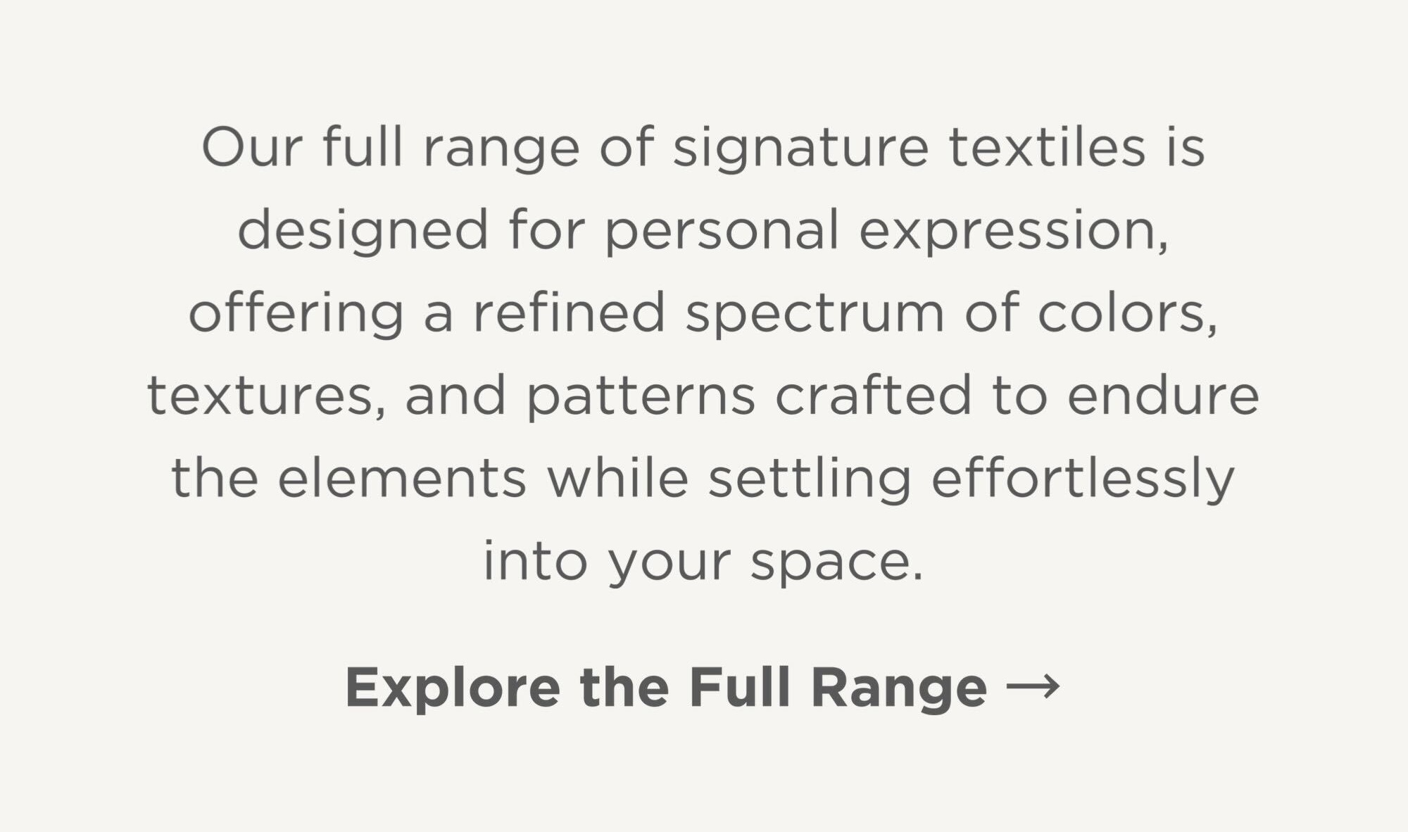 Explore The Full Range