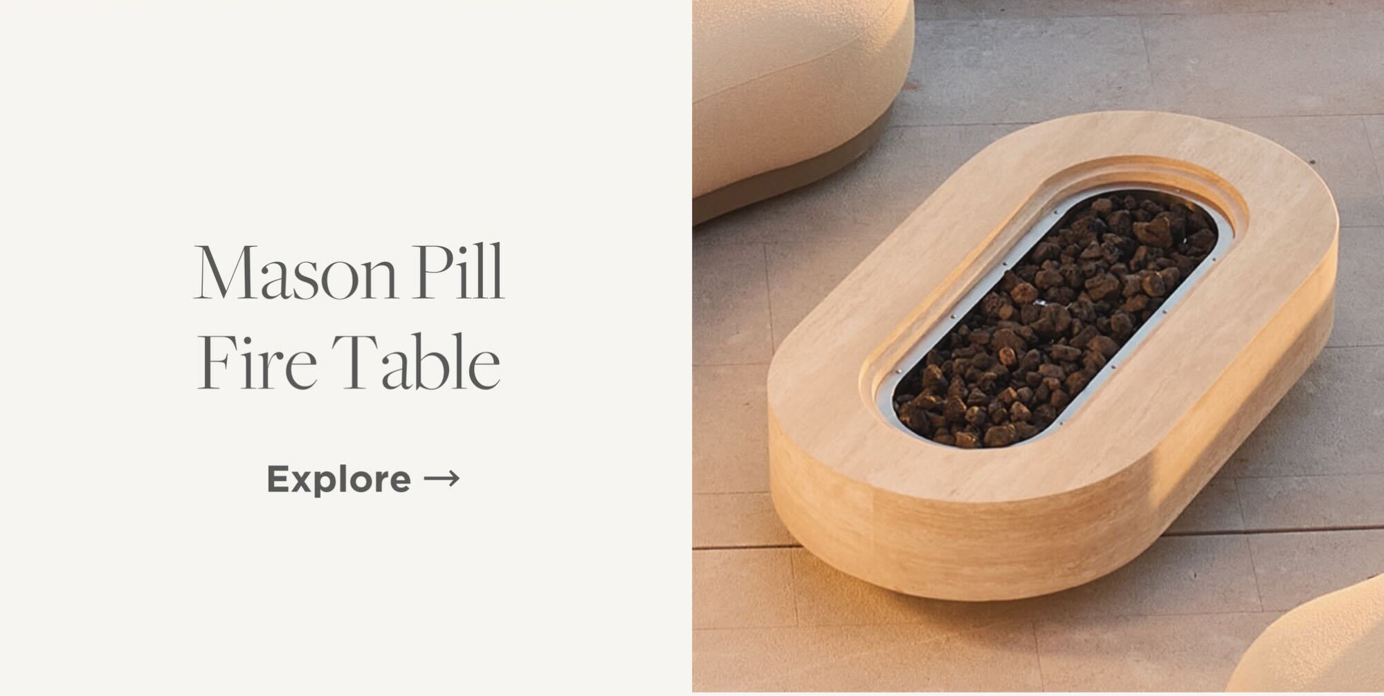 Mason Pill Fire Table