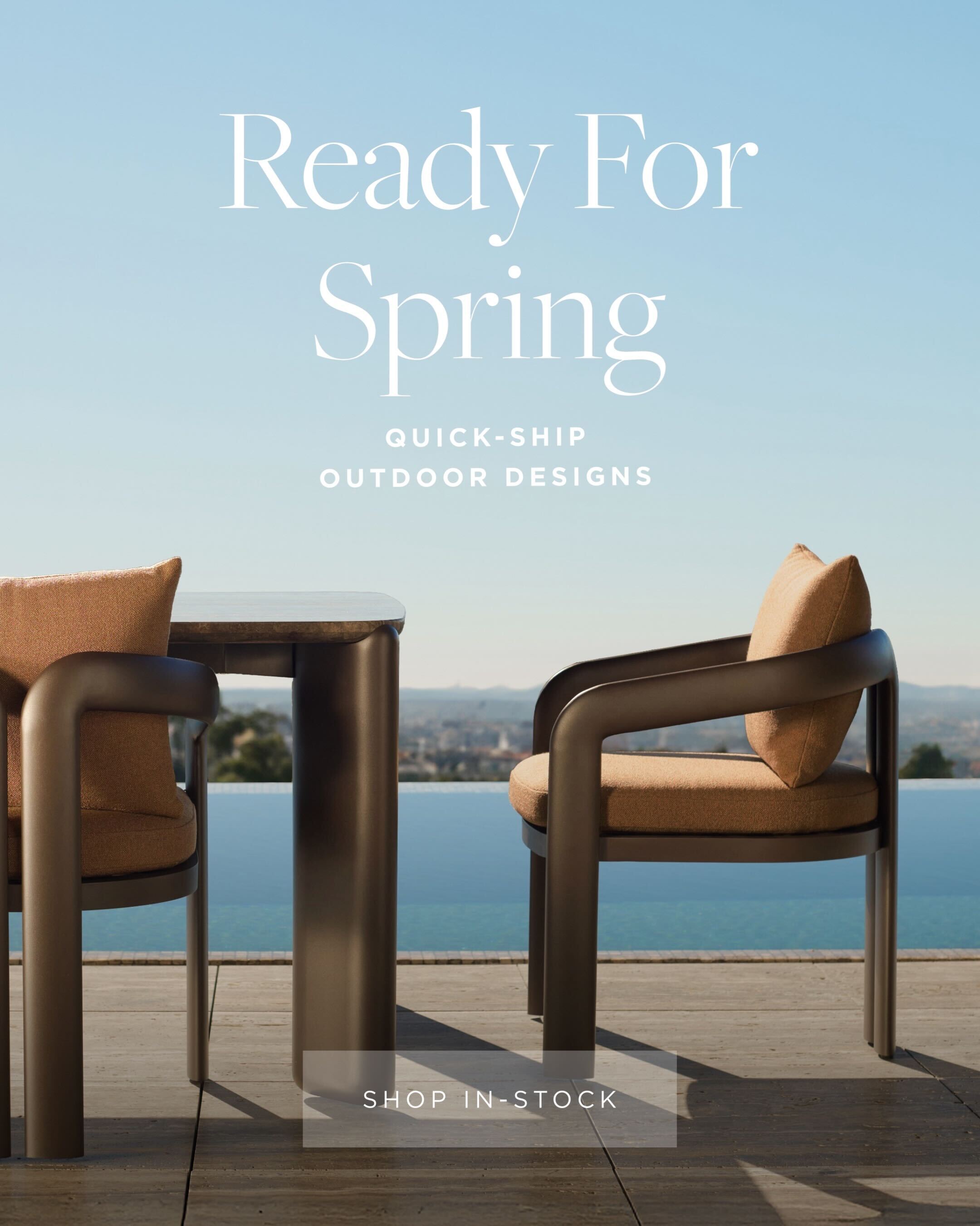 Ready For Spring Quick-Ship Outdoor Designs