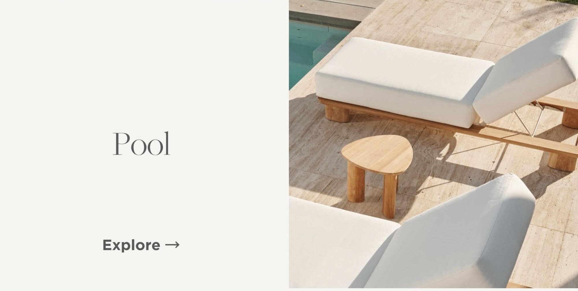 In-Stock Teak Poolside Designs