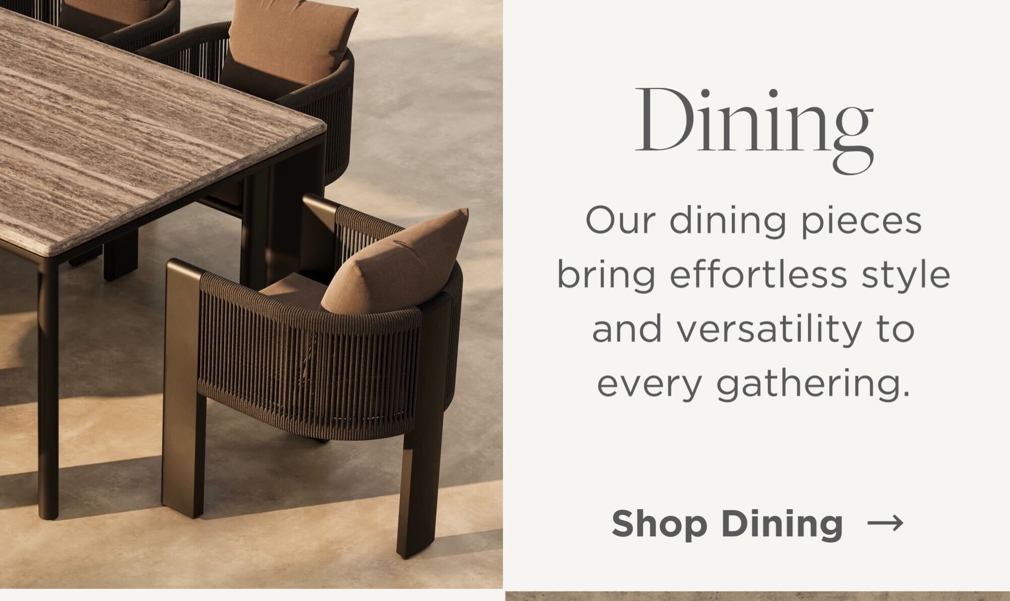 In-Stock Outdoor Dining