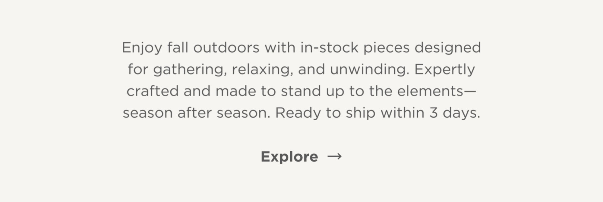 Explore In-Stock | Ships Within 3 Days