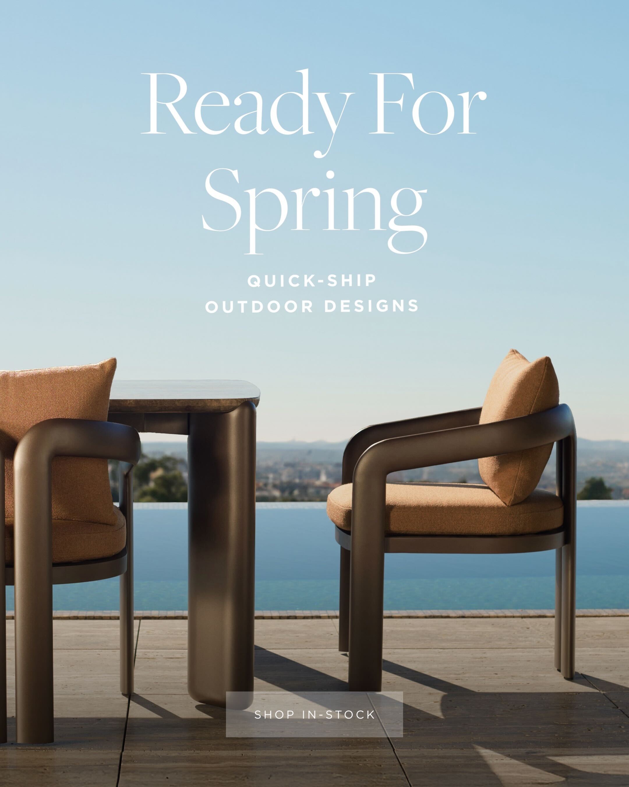 Ready For Spring Quick-Ship Outdoor Designs