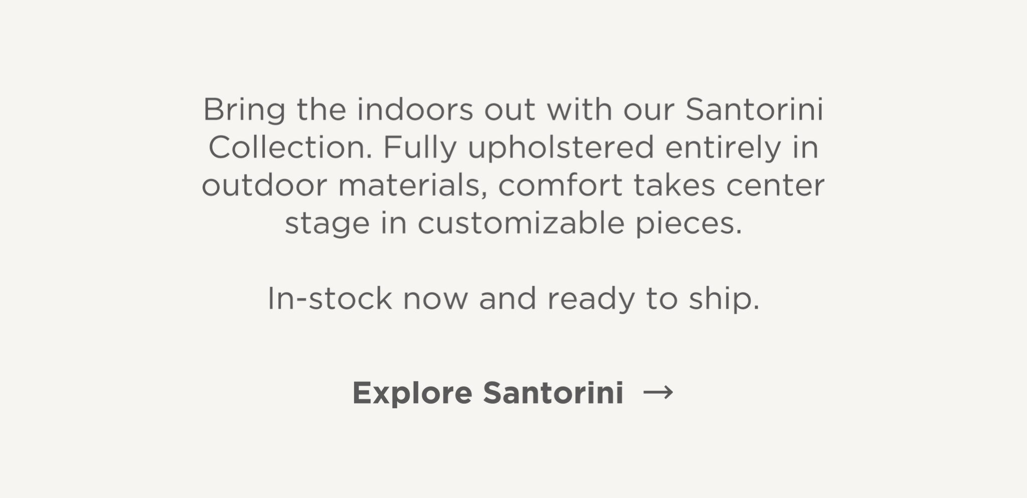 In-Stock Now & Ready To Ship | Explore Santorini