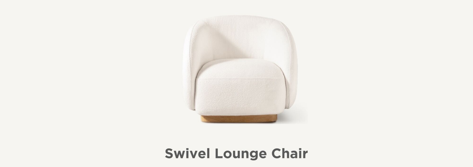 Como Swivel Lounge Chair