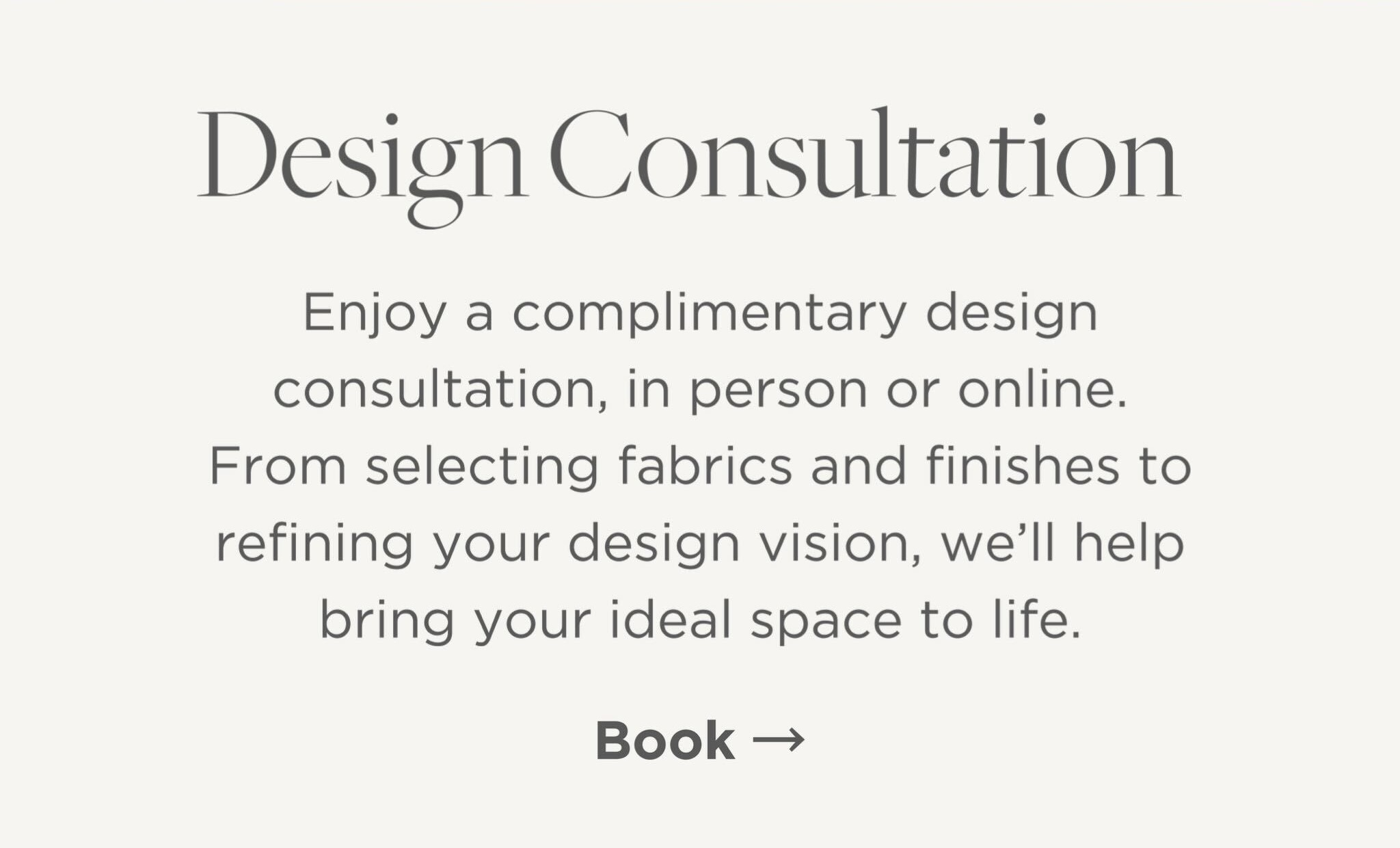 Complimentary Design Consultation
