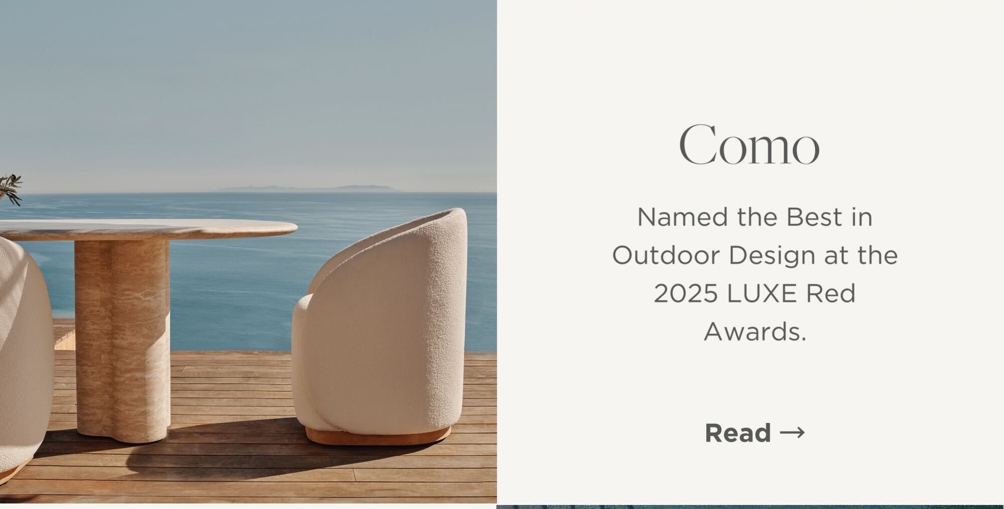 Como Collection Named Best in Outdoor Design