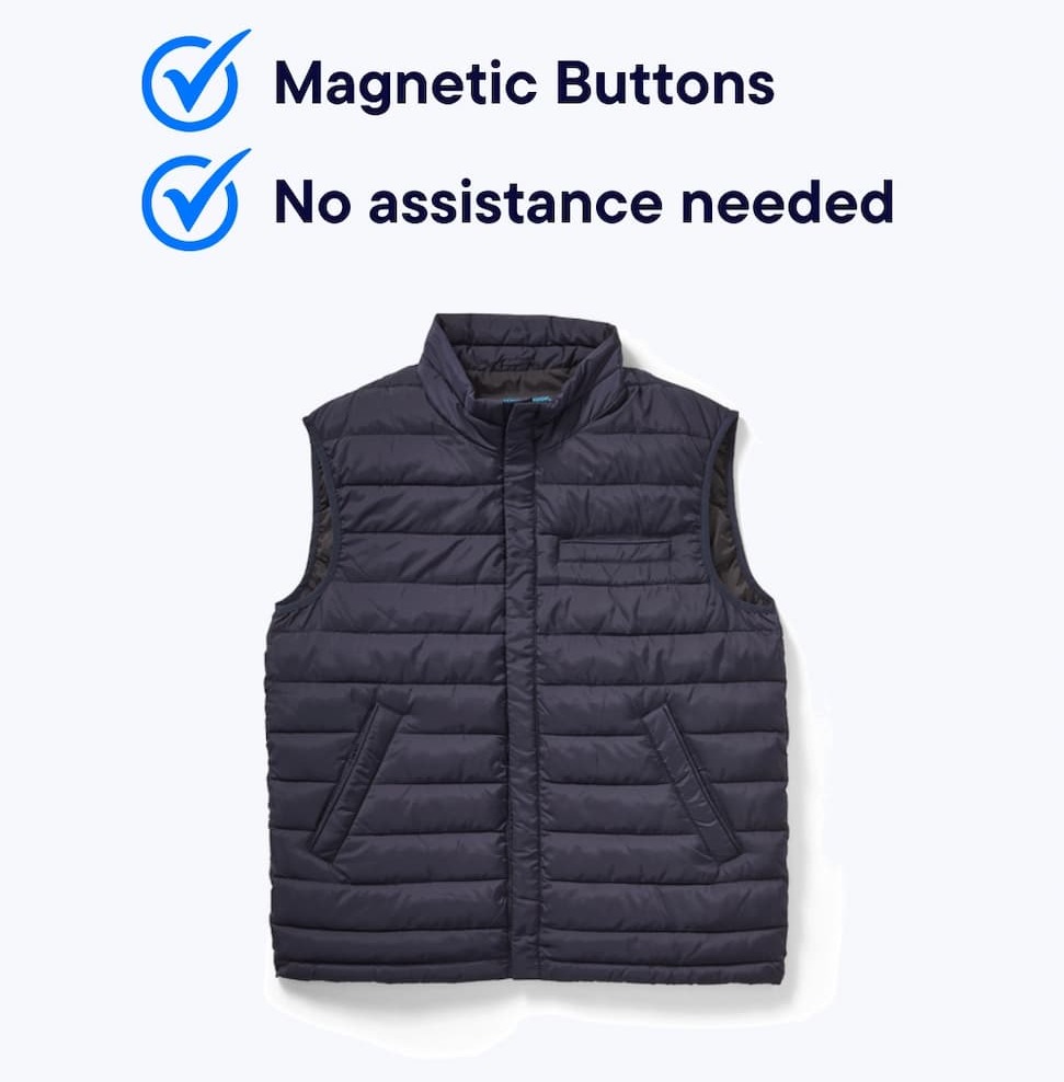 Elegance meets Independence The classic style he trusts, with the effortless closures he needs. SHOP THE COLLABORATION