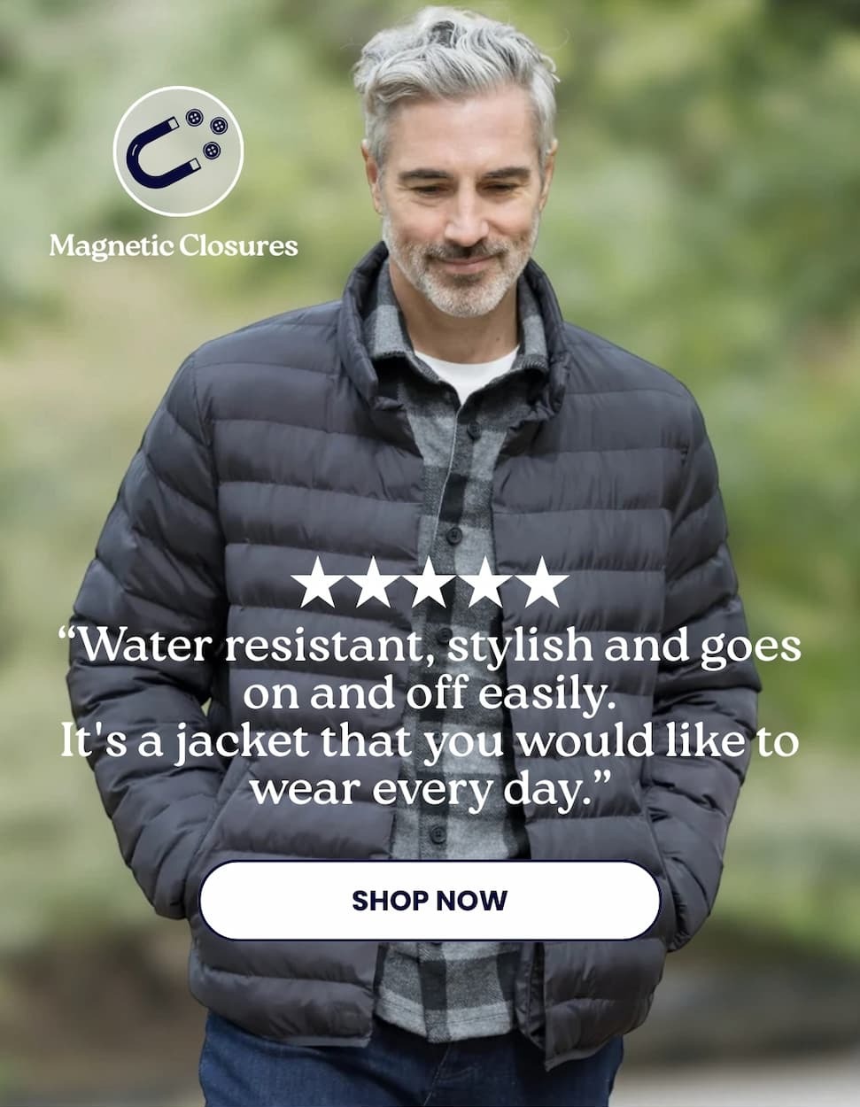 Elegance meets Independence The classic style he trusts, with the effortless closures he needs. SHOP THE COLLABORATION