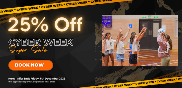 Australian Sports Camps Cyber Week 25% off