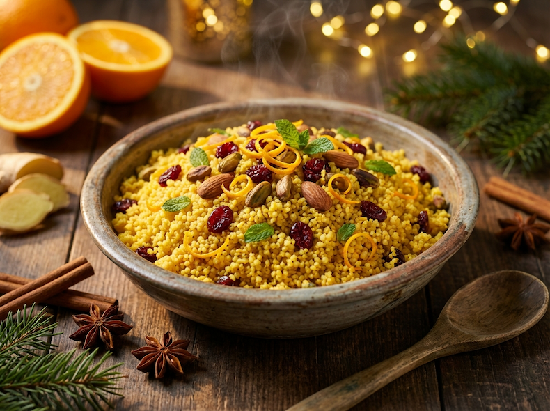 Moroccan-Style Ginger and Orange Couscous