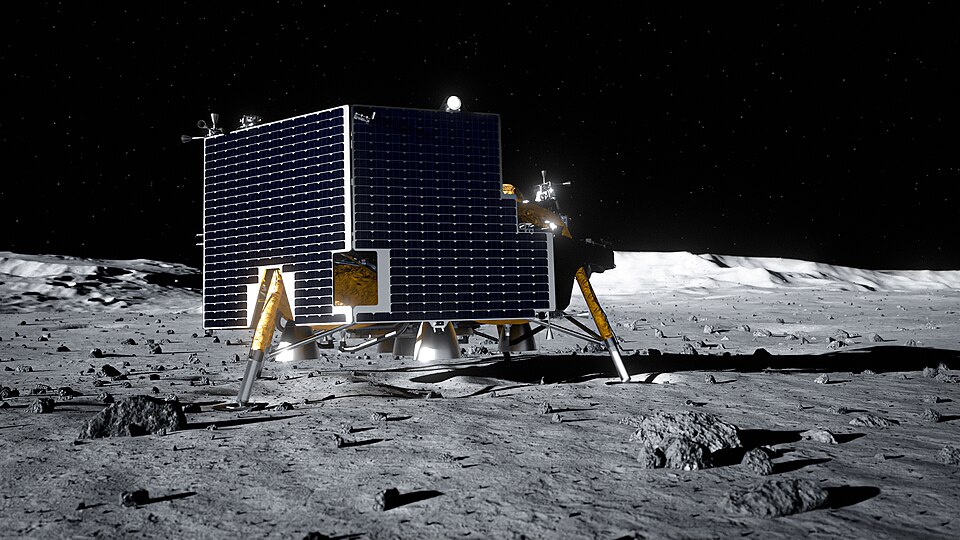 Artist's rendering of Astrobotic's Griffin lunar lander