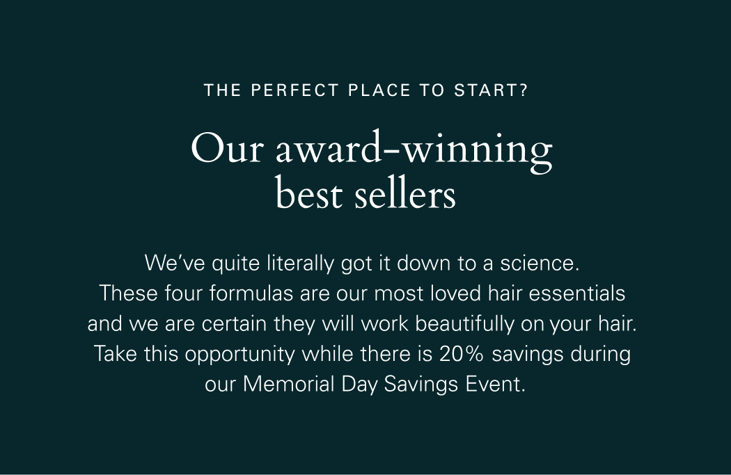 20% our award-winning best sellers