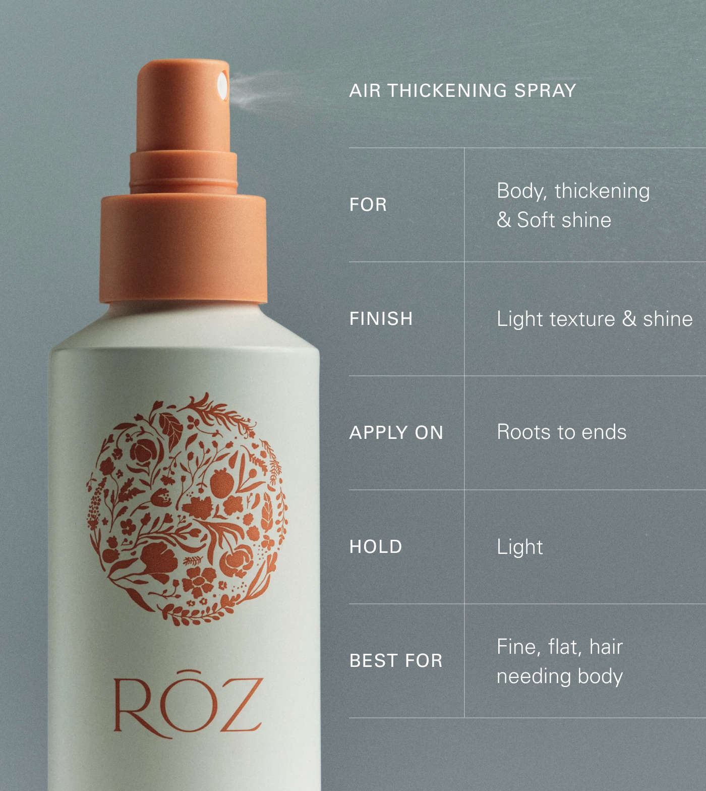 About Air Thickening Spray