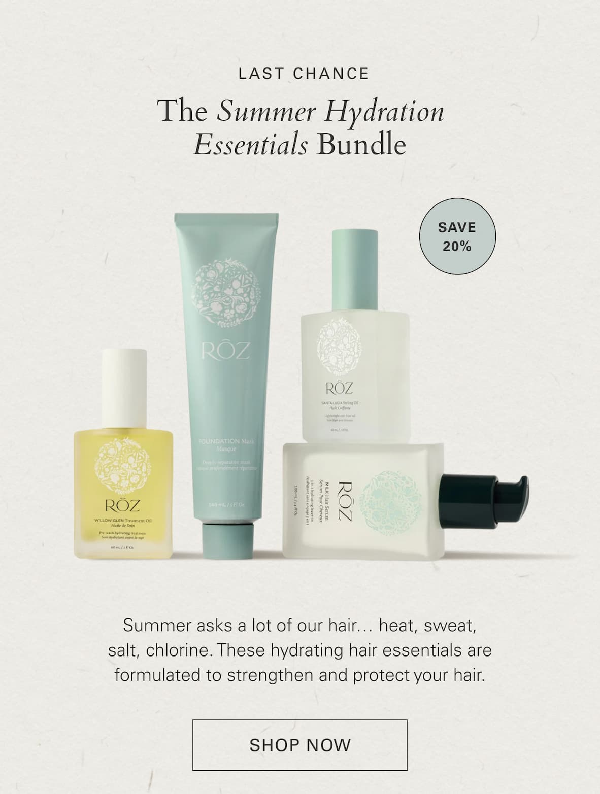 The Summer Hydration Bundle, 20% savings