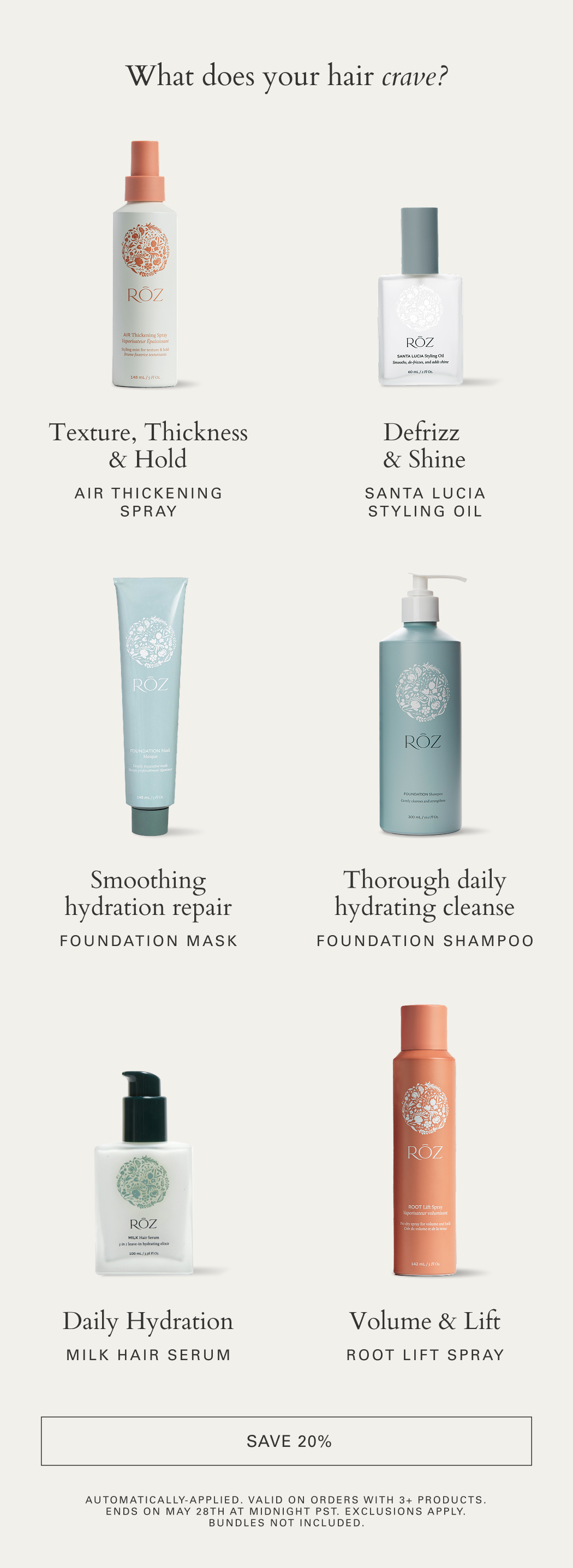 Foundation Shampoo, 20% off