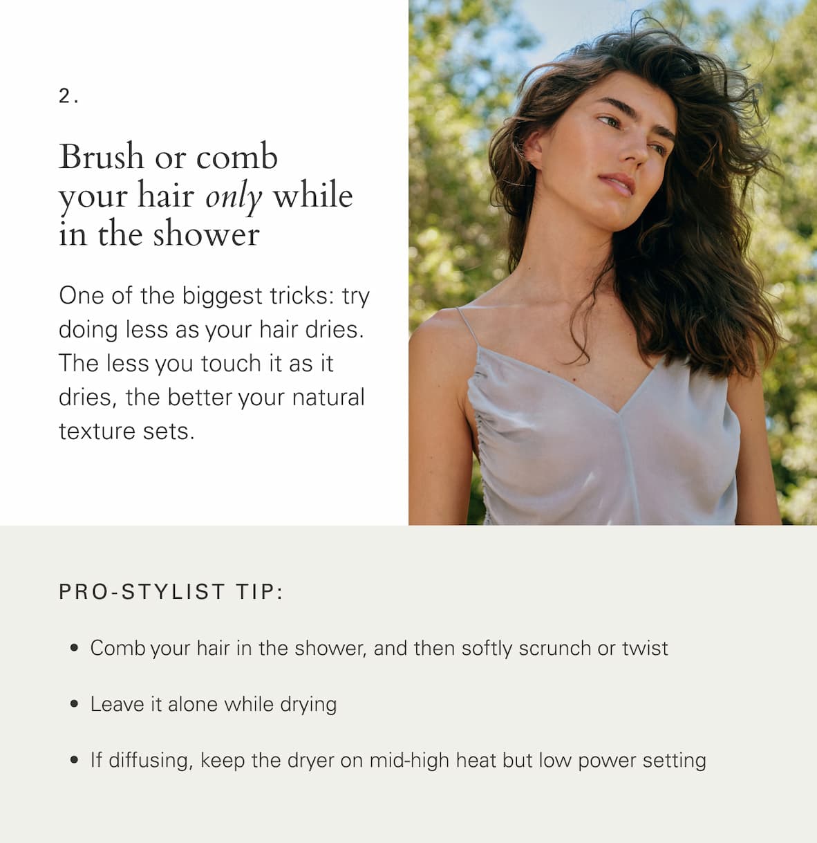Working with your natural hair texture is key