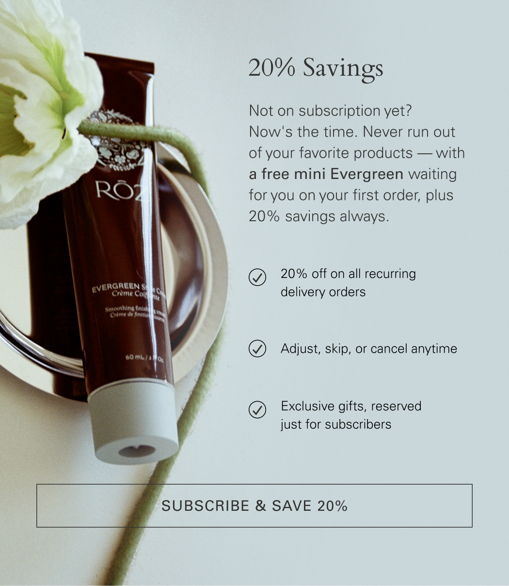 20% Savings on Subscription