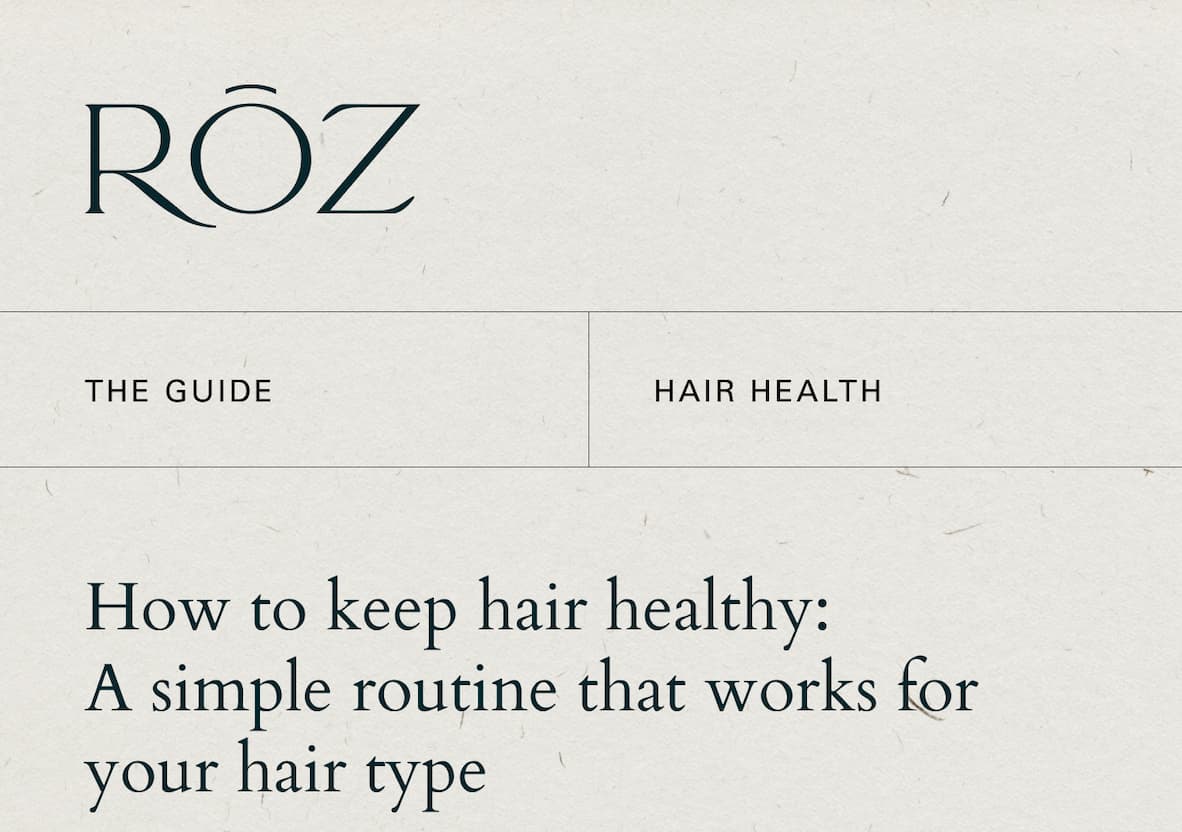 The guide on hair health 
