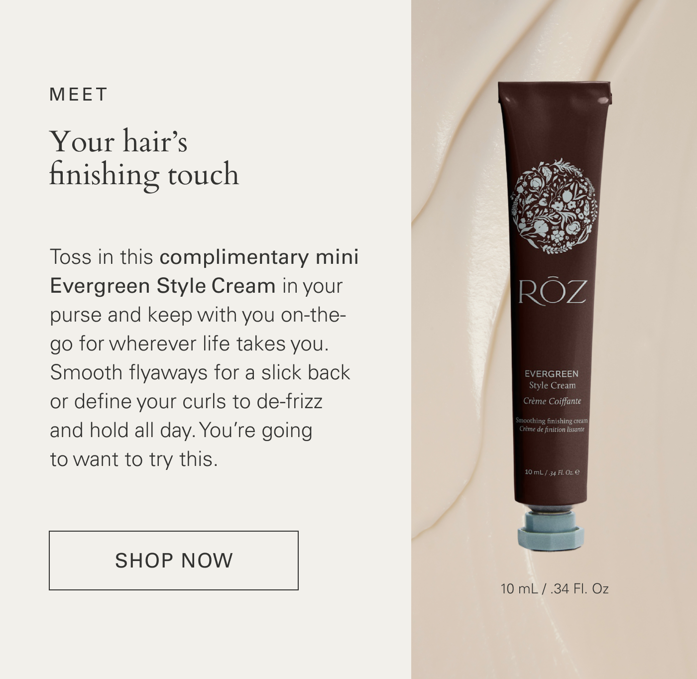 Your hair's finishing touch 