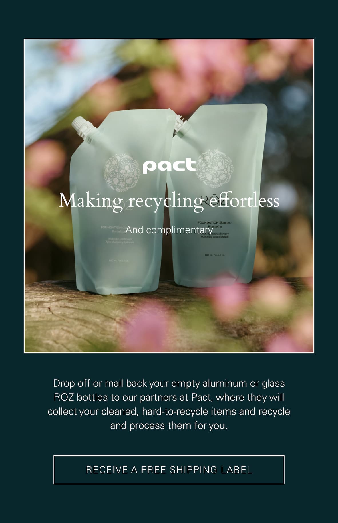 Making recycling complimentary with Pact