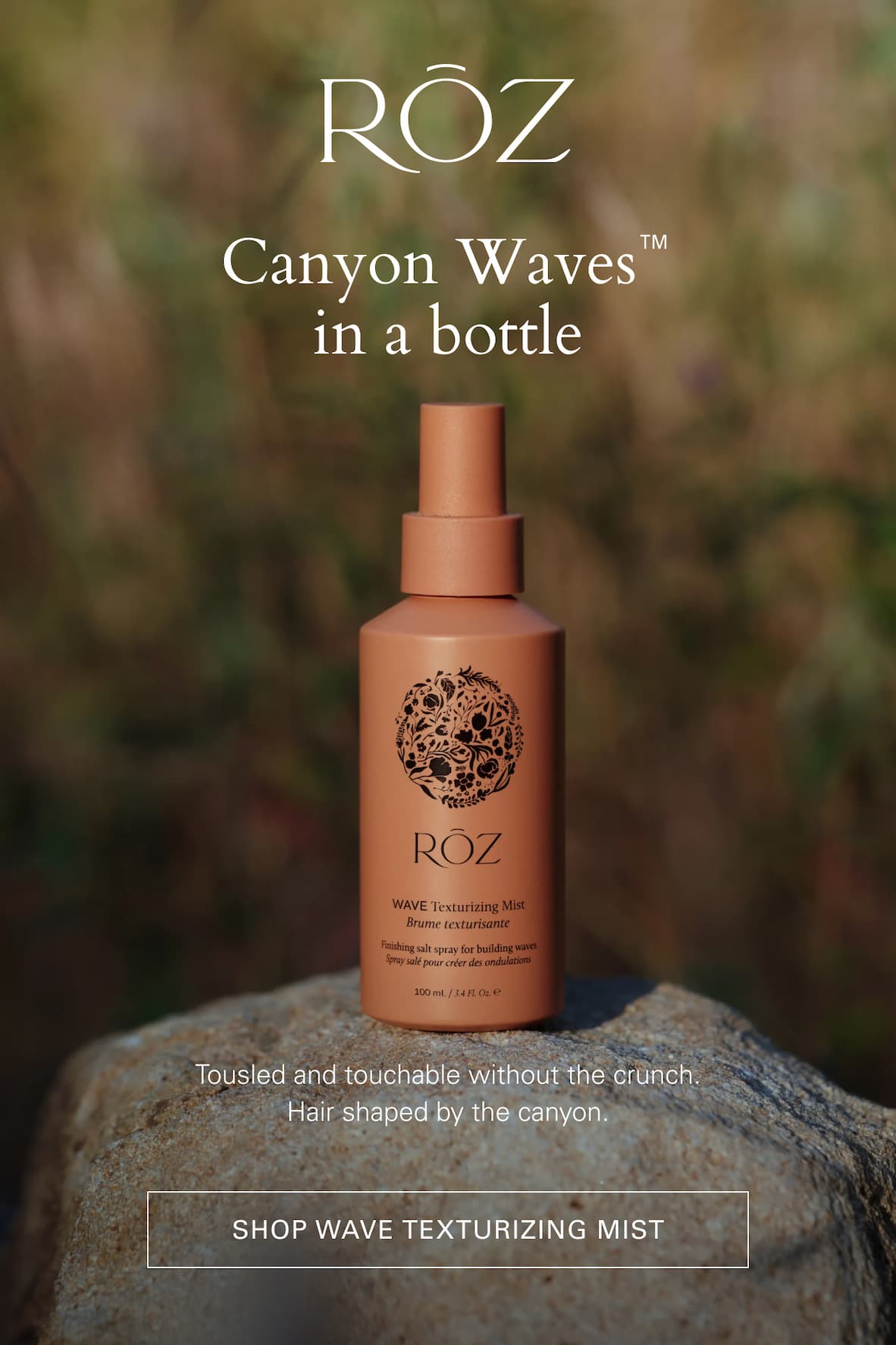 Canyon Waves in a bottle