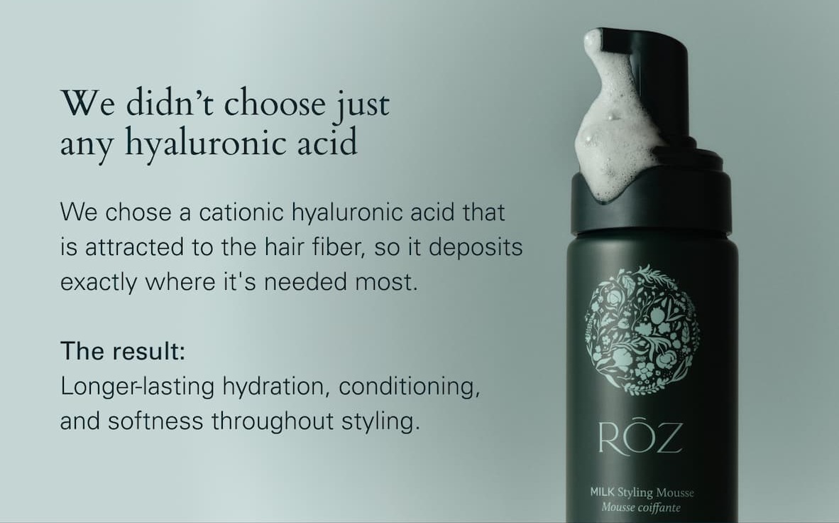 We didn’t choose just any hyaluronic acid.