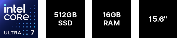 15-fd1035ni 15.6-inch FHD Laptop - Intel Core Ultra 7 155H 512GB SSD 16GB RAM Win 11 Home specifications