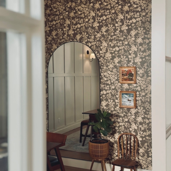 After wallpaper installation