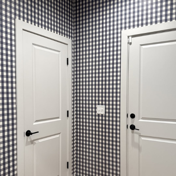 After wallpaper installation